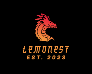 Oriental - Oriental Dragon Creature logo design