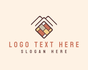 Pavement - Tile Flooring Brick logo design