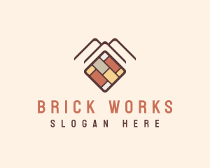 Brick - Tile Flooring Brick logo design