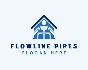 Plumbing Pipe Plunger logo design