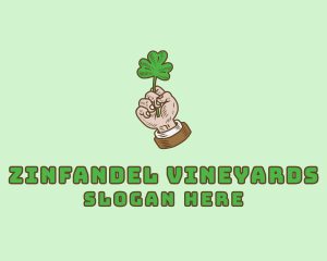 Irish Clover Hand  logo design