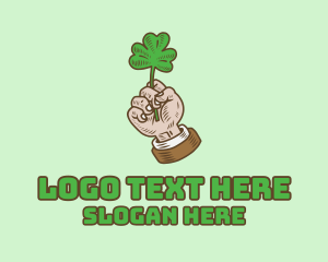Irish - Irish Clover Hand logo design