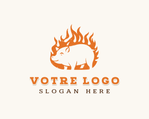 Pork Flame Grill  Logo