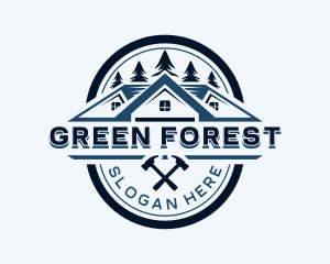 Woods Cabin Renovation logo design