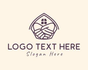 Lease - House Hand Deal logo design