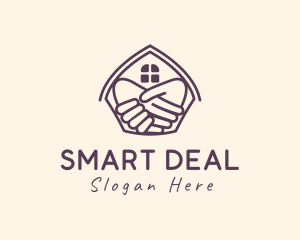 Deal - House Hand Deal logo design
