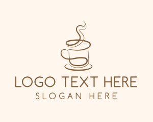 Coffee - Brown Coffee Cup logo design