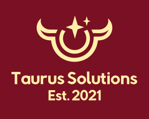 Taurus - Astral Taurus Zodiac logo design