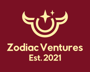 Zodiac - Astral Taurus Zodiac logo design