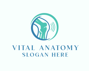 Anatomy - Knee Physical Therapy logo design