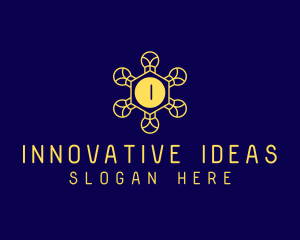 Light Bulb Tech Innovation logo design