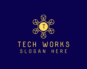 Light Bulb Tech Innovation logo design