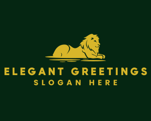 Elegant Lion Luxe logo design