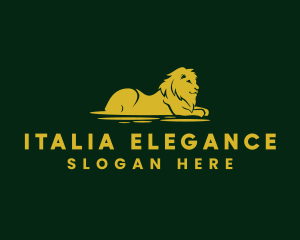 Elegant Lion Luxe logo design