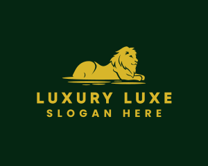 Elegant Lion Luxe logo design