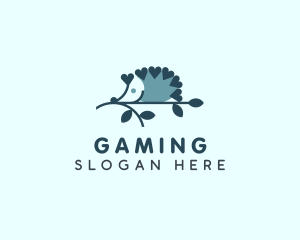 Cute Hedgehog Branch Logo