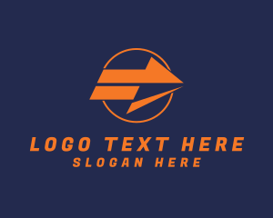 Courier - Fast Delivery Arrow logo design