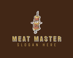 Kebab Barbecue Grill logo design