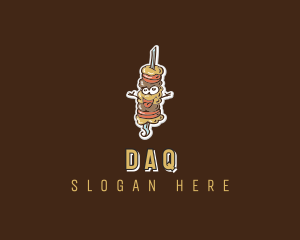 Meat - Kebab Barbecue Grill logo design