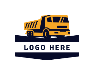 Construction - Construction Dump Truck logo design