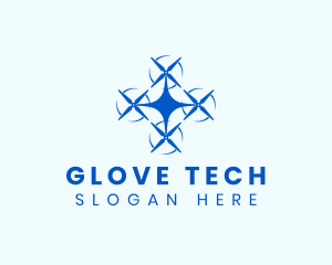 Drone Surveillance Tech logo design