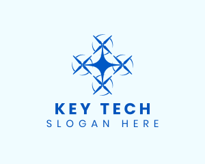 Drone Surveillance Tech logo design