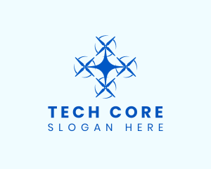 Drone Surveillance Tech logo design