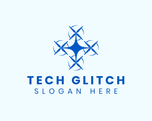 Drone Surveillance Tech logo design