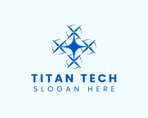 Drone Surveillance Tech logo design