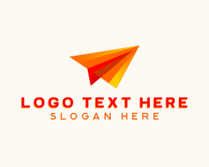 Forwarding - Aviation Plane Courier logo design