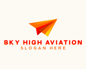 Aviation Plane Courier logo design