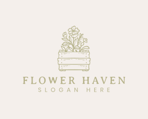 Flower Pots Florist logo design