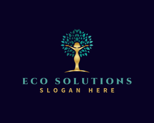 Environment - Environment Nature Woman logo design