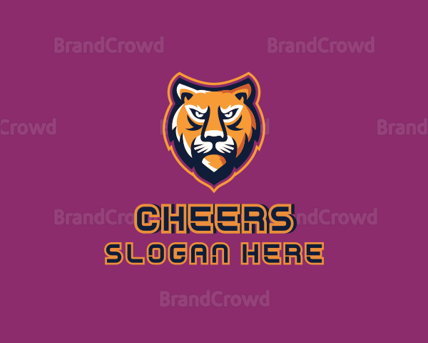 Tiger Animal Gamer Logo