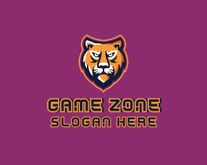 Tiger Animal Gamer logo design