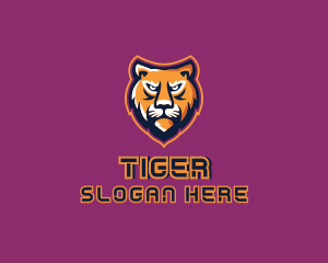 Tiger Animal Gamer logo design