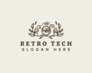 Retro Camera Photography logo design