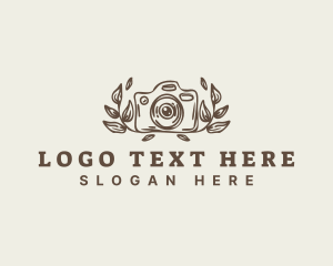 Vintage Camera - Retro Camera Photography logo design