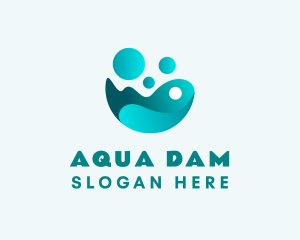 Aqua Water Cleaning logo design