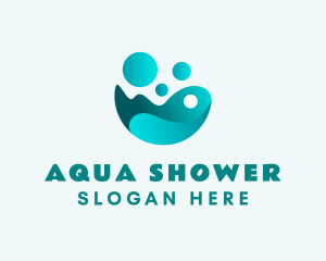 Aqua Water Cleaning logo design