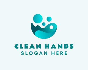 Sanitizers - Aqua Water Cleaning logo design