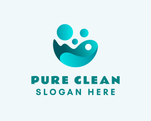 Aqua Water Cleaning logo design