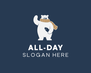 Polar Bear Scarf Logo