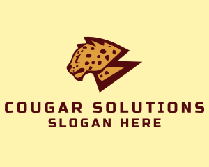 Cougar - Wild Jaguar Cheetah logo design