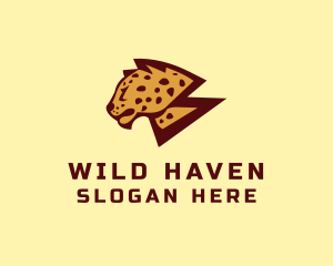 Wild Jaguar Cheetah logo design