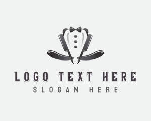 Stylist - Haircut Razor Grooming logo design