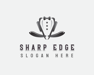 Cut - Haircut Razor Grooming logo design