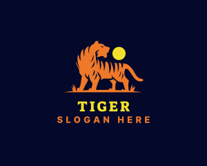 Wild Feline Tiger  logo design
