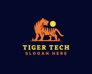 Wild Feline Tiger  logo design