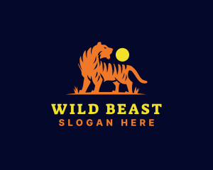 Wild Feline Tiger  logo design